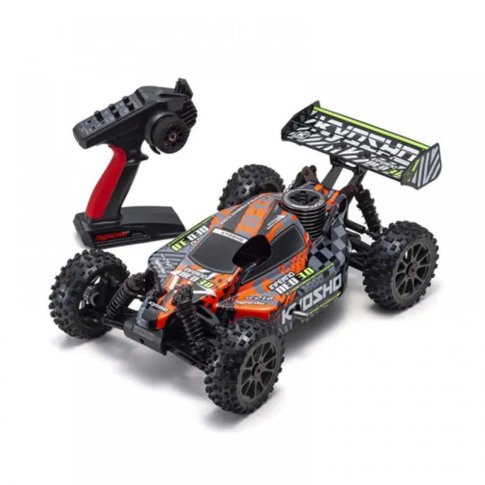 Kyosho 1/8 Inferno NEO 3.0 4WD Nitro RC Buggy RTR – Type 5 Red (33012T5B)
