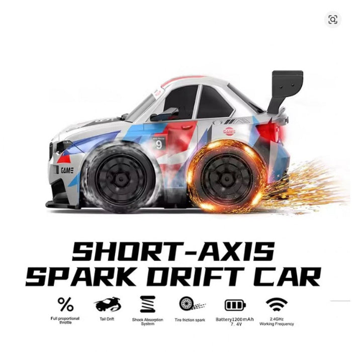 SPARK DRIFT SHORT AXIS SM4 2.4G RC CAR WITH DRIFTING MODE & SPARK MODE
