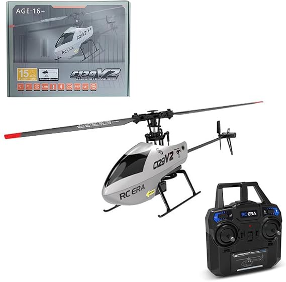 RC ERA (RTF) C129 V2 4CH FLYBARLESS MICRO 3D RC HELICOPTER W/TX, 6-AXIS GYRO & BAROMETRIC ALTITUDE CONTROL