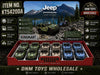 Kinsmart Jeep Wrangler Camo Edition Die-Cast Model Car Display Set (12 PCS Assorted Colors) Ð 1:32 Scale Pull Back Collection