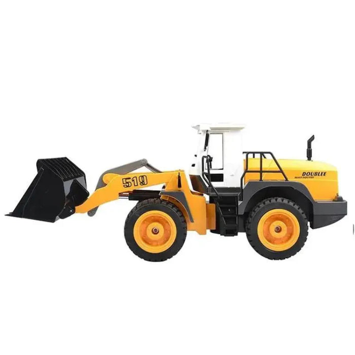 Double E E519-003 RC Wheel Loader 1:20 With 2.4 Ghz Pivoting Shovel Remote Controlled Mining Bulldozer Toy