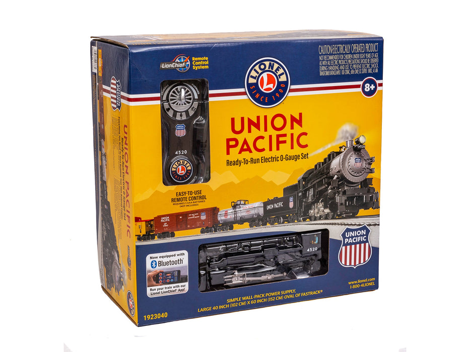 Union Pacific Train Starter Kit Flyer Lion Chief Set W/Bluetooth O Guage Rtr 1923040