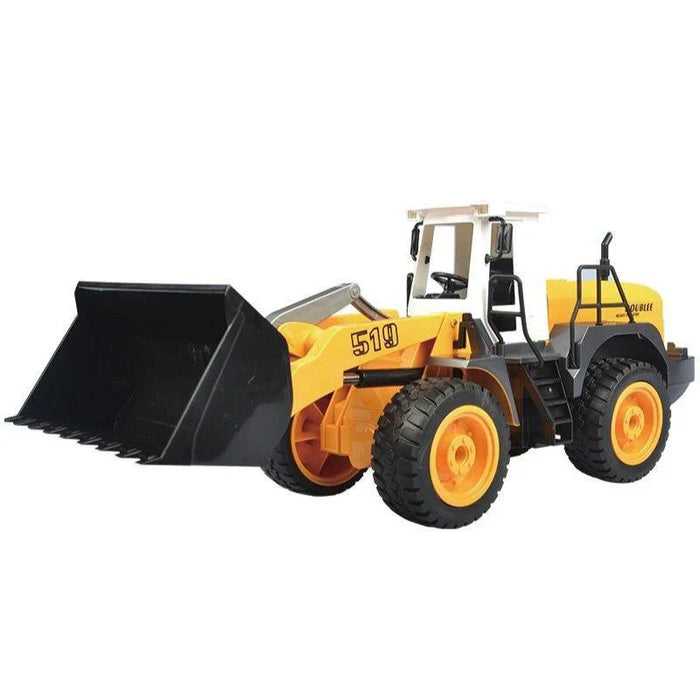 Double E E519-003 RC Wheel Loader 1:20 With 2.4 Ghz Pivoting Shovel Remote Controlled Mining Bulldozer Toy