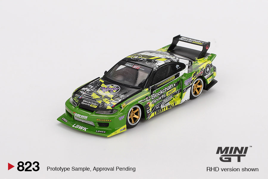 Imported Mini GT Nissan LB-Super Silhouette S15 Silvia Formula Drift Die-Cast Car