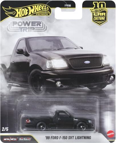 Imported Hot Wheels Premium Power Trip Assorted Vehicle Mini Car - 10 Pcs