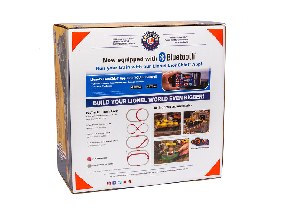 Union Pacific Train Starter Kit Flyer Lion Chief Set W/Bluetooth O Guage Rtr 1923040