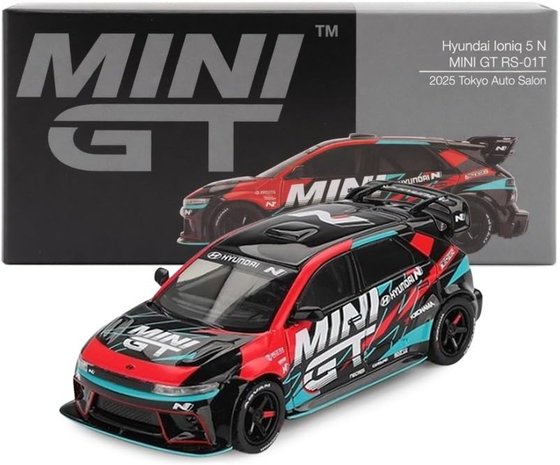 Imported Mini GT #1098 Hyundai Ioniq 5 N RS-01T Tokyo Auto Salon Die-Cast Car