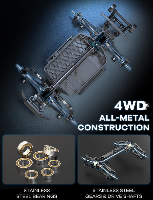 RC CAR MJX 4WD 1/16SCALE OFF ROAD RTR #16207 HIGH SPEED BUGGY