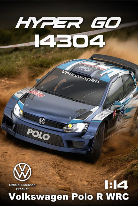 14304 Volkswagen Polo R WRC 1:14 Scale Brushless RC Rally Car – Official Licensed Model