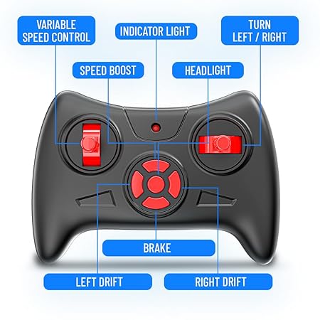 MIRANA ATV AND REMOTE CONTROL CAR, 1200 MAH LI-ION RECHARGEABLE BATTERY, C TYPE, USB CHARING SCALE 1:20 (SILVER &amp; BLACK)