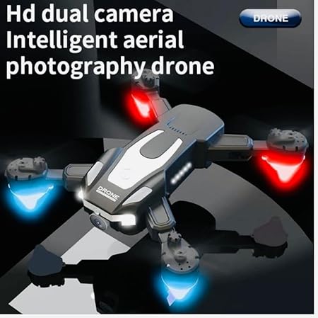 Drone Toy With Dual HD Camera & 2 Battery J2 Model Black