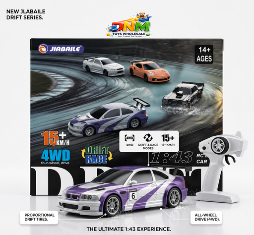 Jiabaile 1:43 Scale 4WD High-Speed RC Drift Car — New Drift Race Series