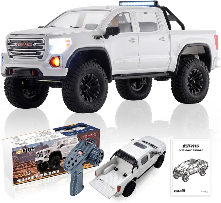 FMS GMC Sierra RTR 1:18 Scale 4WD Ready-to-Run RC Pickup Truck