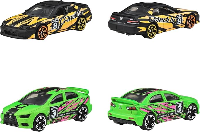 Imported Hot Wheels Neon Speeders 986E-HLH72 Assorted Vehicle Mini Car 10 pcs