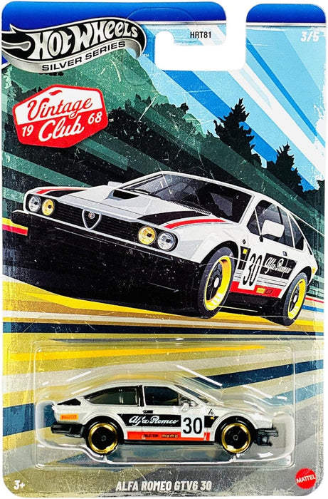Hot Wheels Vintage Club '68 Silver Series Die-Cast Cars Set, 10-Pack HRT81-9C6J