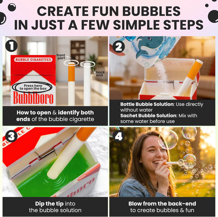 Bubble cigarette