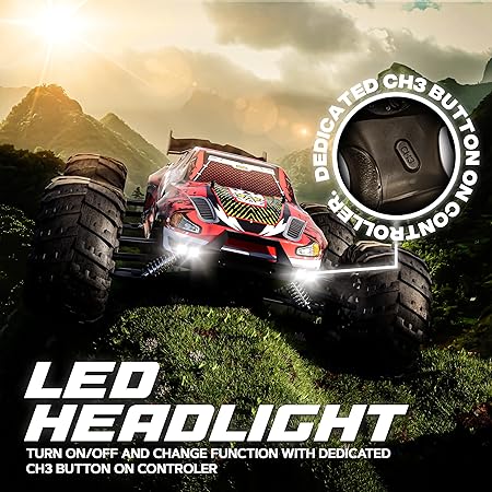 TYGATEC SUPERSONIC 1:16 4X4 ELECTRIC RC CAR (RED)