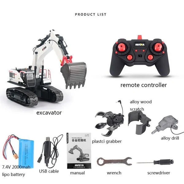 Huina 1594 RC EXCAVATOR (2026 Model)