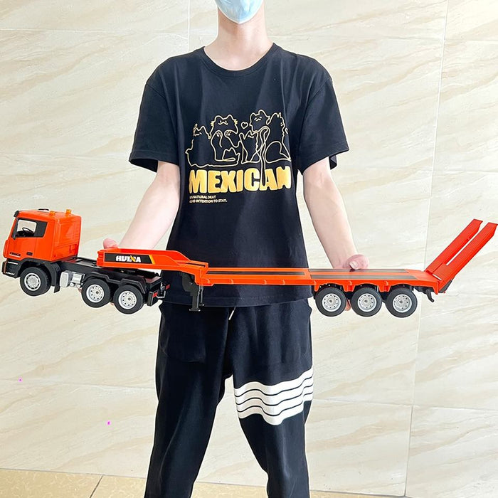 HUINA 1319 1:18 PROFESSIONAL RC ENGINEERING VEHICLE RC TRACTOR TRUCK WITH EXCAVATOR & TRAILER