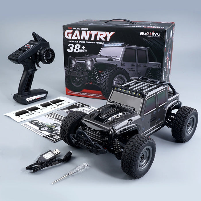 TOP RACING SERIES GANTRY 1/16 SCALE CROSS COUNTRY VEHICLE 4X4 FOUR -WHEEL DRIVE. 2.4G FULL SCALE FOUR WHEEL SCY16103