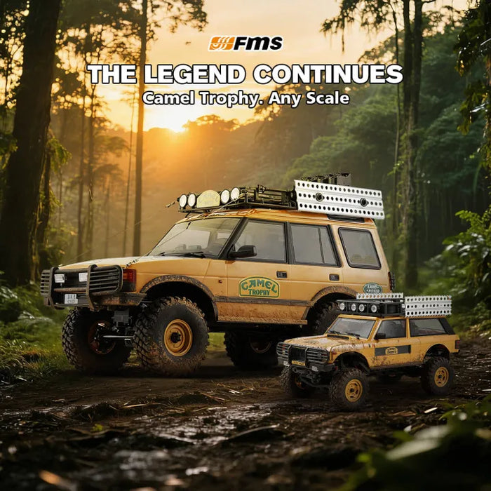FMS Land Rover FCX10 Camel Trophy Edition 1:10 Scale 4WD RC Crawler