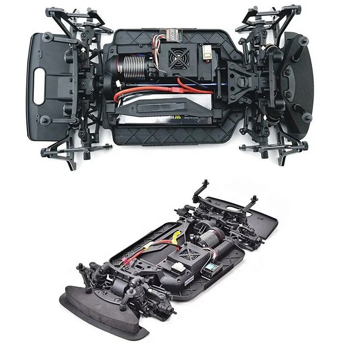 HNR H9802 Panther 1/10 Dodge Hellcat Brushless RC Car – 4WD Drift & Racing Car with LED Lights (100+ km/h)