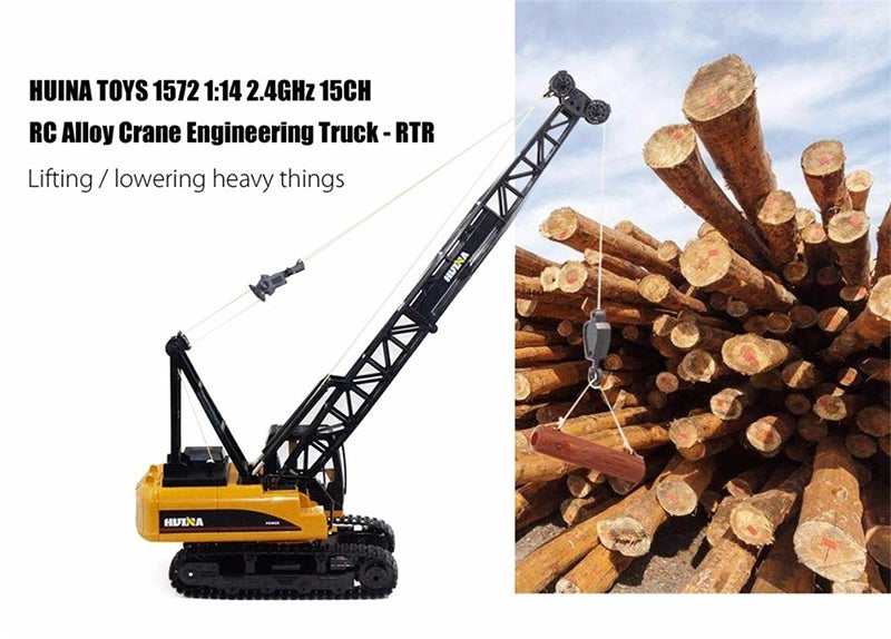 HUINA 1572 1:14 RC CRANE