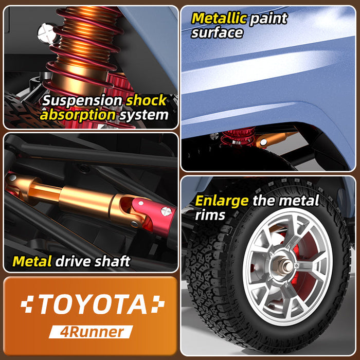 TOYOTA 4 RUNNER HG4-209 WITH SOUND,LIGHT,EXHAUST 4WD WHITE