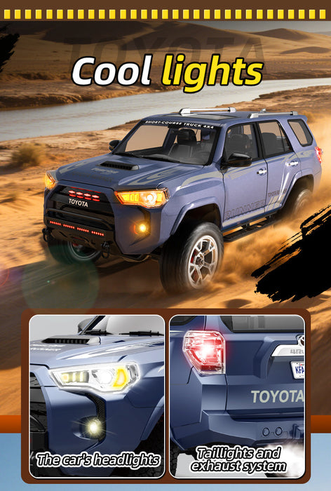 TOYOTA 4 RUNNER HG4-209 WITH SOUND,LIGHT,EXHAUST 4WD WHITE
