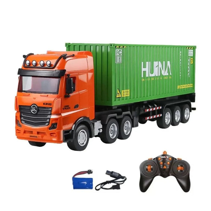 HUINA 1317 1:18 SEMI-ALLOY REMOTE CONTROL CONTAINER TRUCK