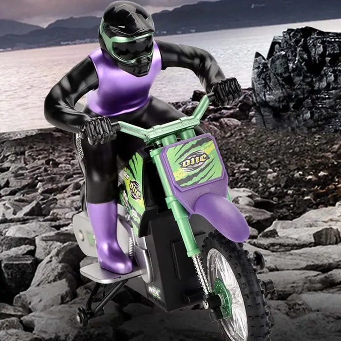 CRAZON 2.4 GHZ RC STUNT MOTORCYCLE 4 CHANNEL 333-MT21181A