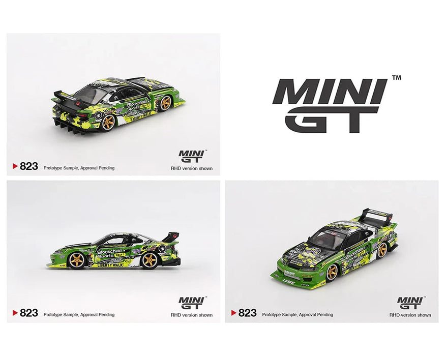 Imported Mini GT Nissan LB-Super Silhouette S15 Silvia Formula Drift Die-Cast Car