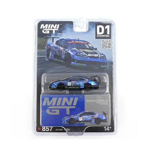 Imported Mini GT Blister #857 Nissan Silvia S15 D-MAX Racing Die-Cast Car