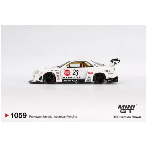 Imported Mini GT Blister #1059 Nissan LB-ER34 Super Silhouette Die-Cast Car