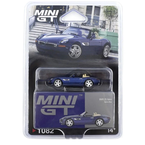 Imported Mini GT Blister #1082 BMW Z8 Alpina Alpine Blue Die-Cast Car
