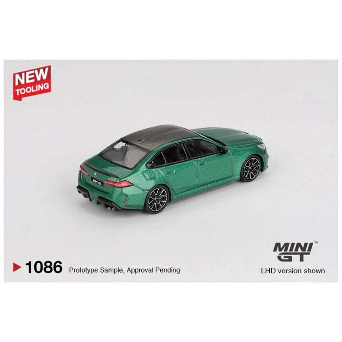 Mini GT Blister #1086: BMW M5 Isle of Man Green Metallic