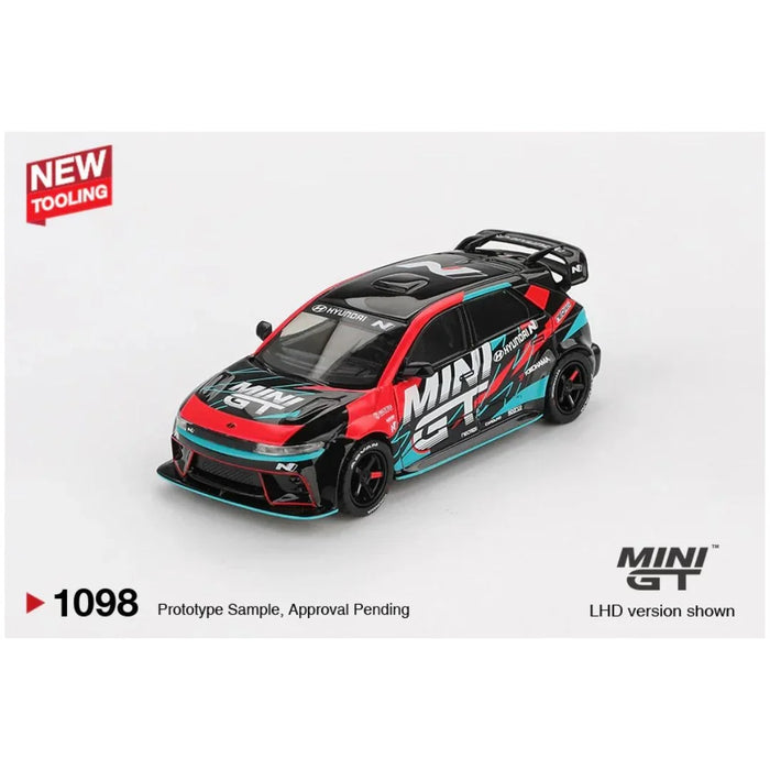 Imported Mini GT #1098 Hyundai Ioniq 5 N RS-01T Tokyo Auto Salon Die-Cast Car