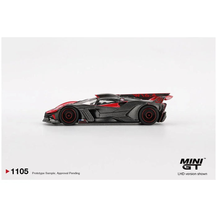 Imported Mini GT #1105 Bugatti Bolide Red Die-Cast Car