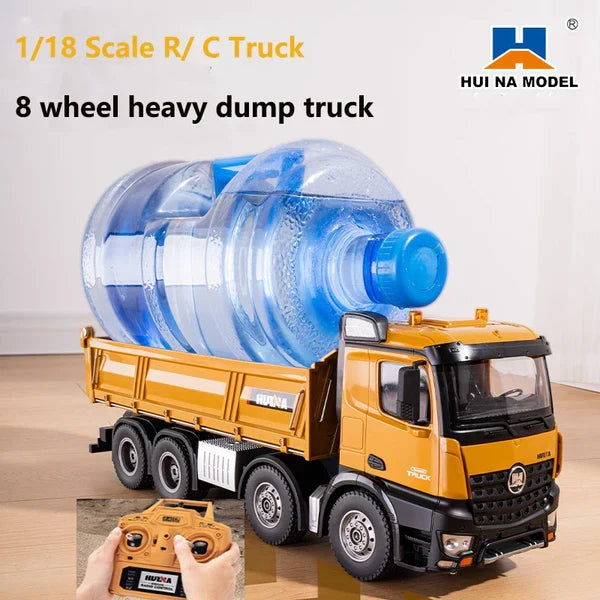Huina 1536 1:14 Scale RC Dump Truck – Heavy-Duty Remote Control Engineering Vehicle