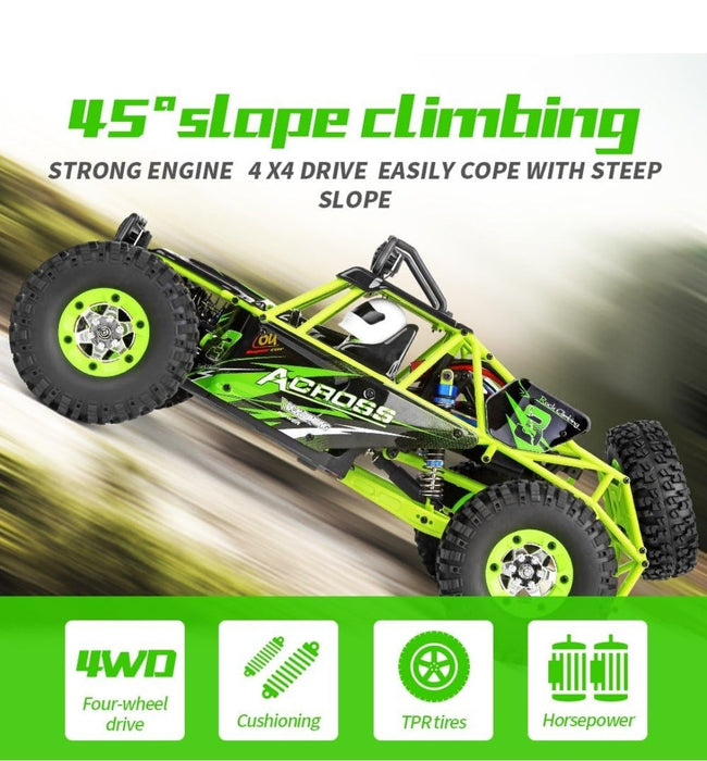WL TOYS RC CAR-12427 ELECTRIC 1/12 SCALE- WATER PROOF