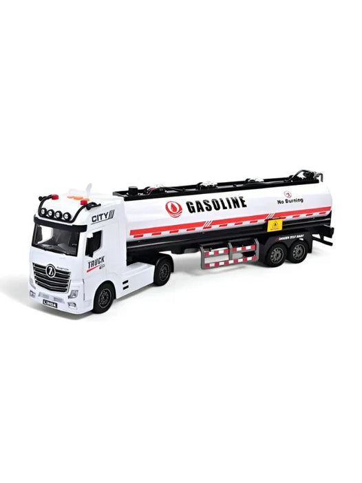 L.U.M.O Gasoline Tanker Truck Toy for Kids – Realistic Fuel Transport Vehicle (LMI8194)