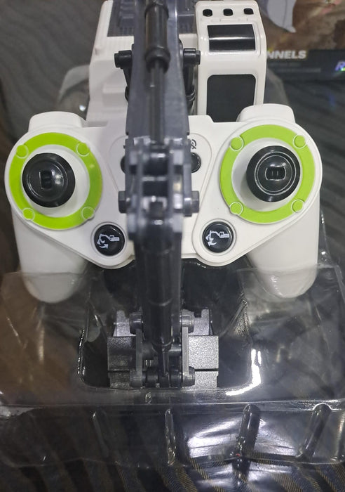 REMOTE CONTROL JCB- 11 CHANNEL METAL SHOVEL RC EXCAVATOR WITH MUSIC, 1:24 RC CONSTRUCTION VEHICLES WITH 2 BATTERIES