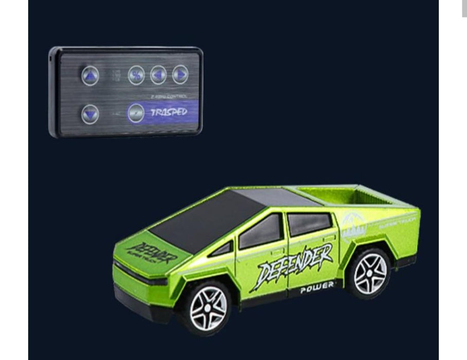 TESLA MINI RC CYBERTRUCK 1:64 METAL (GREEN)