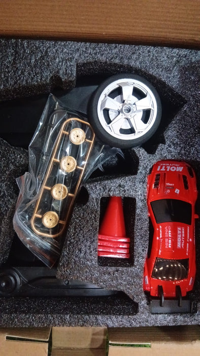 RC DRIFT RACING CAR 1:43 NO.GT43-G2 RED ALLOY VERSION