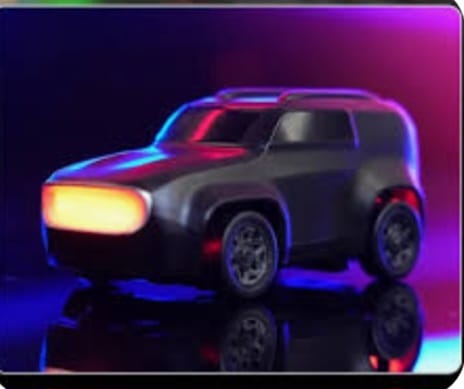 MINI 4WD DRIFT RC CAR 1:64 SCALE HIGH-SPEED ELECTRIC BLACK