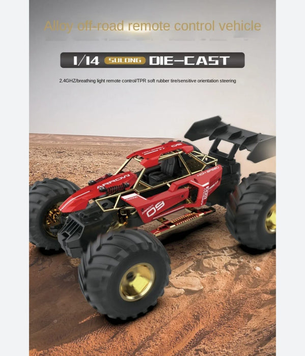 DIE CAST RC CAR SULONG OFF-ROAD 1/14 SCALE SL-8398A