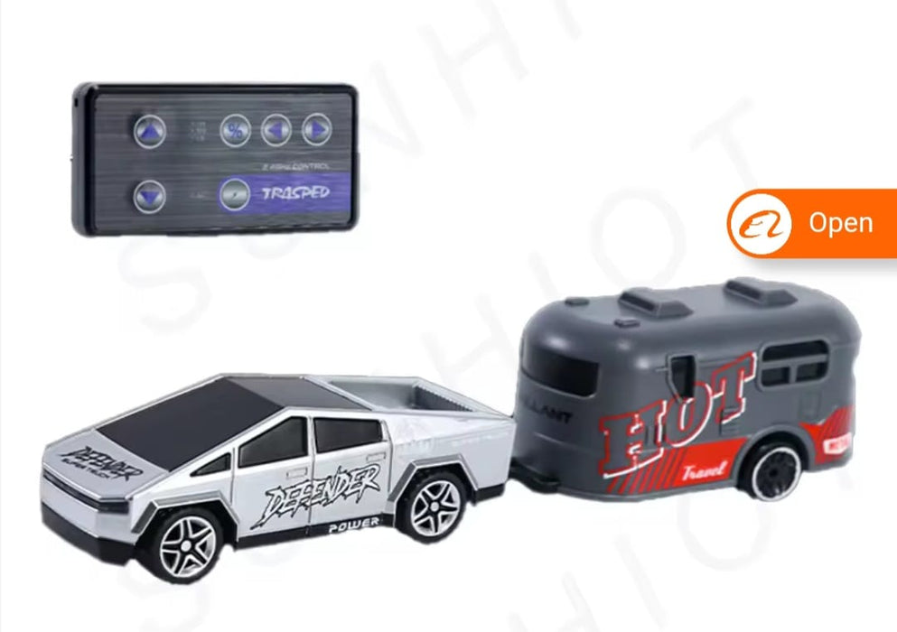 TESLA MINI RC CYBERTRUCK 1:64 METAL (SILVER)