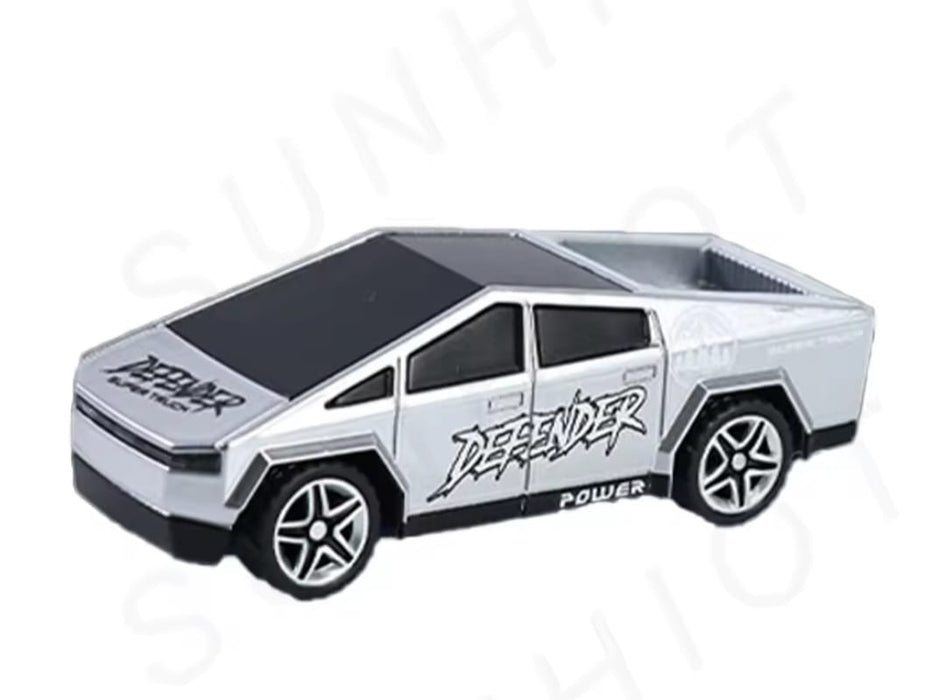 TESLA MINI RC CYBERTRUCK 1:64 METAL (SILVER)