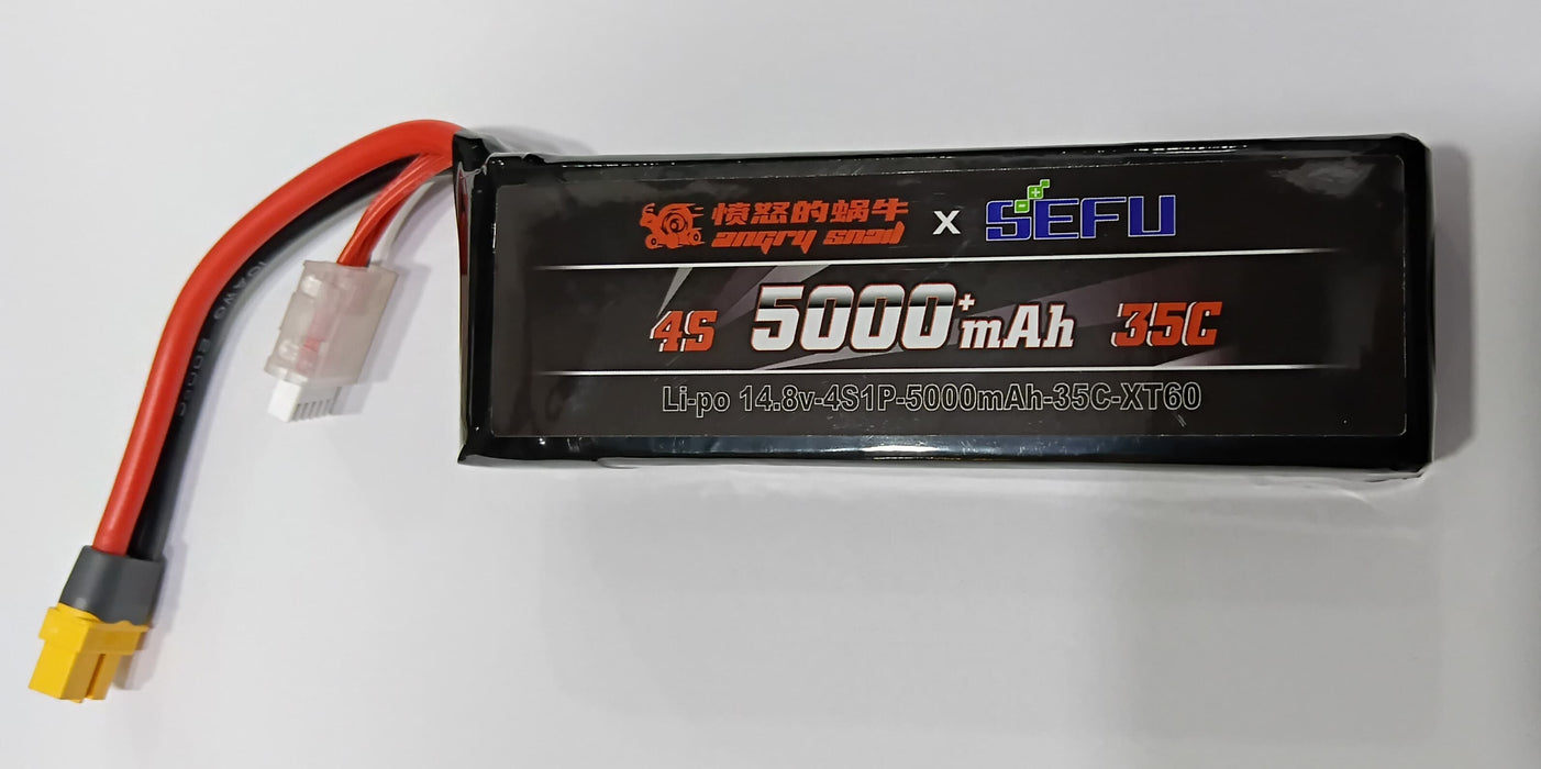 LIPO 14.8V 4S 35C 5000MAH BATTERY XT60 PLUG MJX HYPER GO
