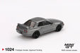 Imported Mini GT #1024 Nissan Skyline GT-R Dark Metal Gray Die-Cast Car